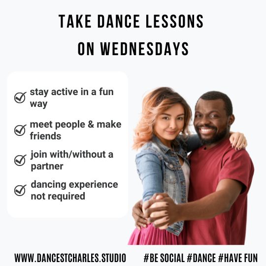 Join Wednesdays Social Dancing Classes